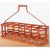 Early 20th century, circa 1900, 12 bottle carrier basket from France. Handmade bottle rack, made of metal with a wooden...