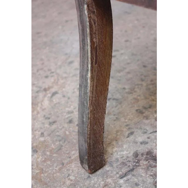 Early 20th Century Majestic Odd Fellows Carved and Painted Armchair For Sale - Image 5 of 11