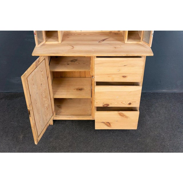 Vintage Kitchen Buffet in Pine For Sale - Image 6 of 16