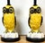 Pair of Mid-Century Italian Spectacled Owl Pottery Lamps, 1960s For Sale - Image 11 of 18