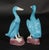 Vintage Chinese Porcelain Turquoise Pair of Indian Runner Ducks For Sale In Philadelphia - Image 6 of 8