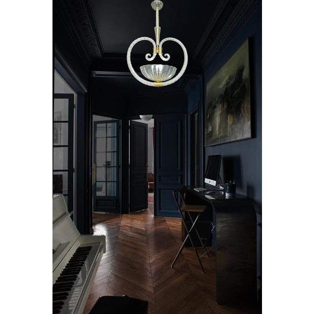 Mid-20th Century Charming Chandelier by Ercole Barovier, Murano, 1940s For Sale - Image 4 of 18