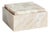 Jaqueline Marble Square Lidded Box Wide For Sale
