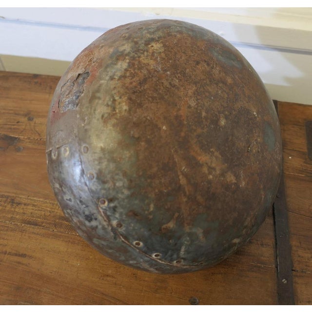 North African Round Metal Water Vase For Sale - Image 5 of 10