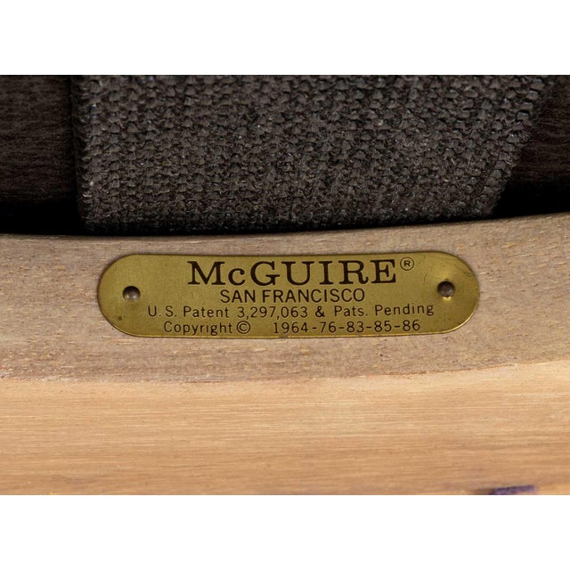 McGuire Twisted Rattan Armchairs, Pair For Sale - Image 10 of 10
