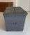 Gray Mid-20th Century Vintage Painted Wood Storage Trunk With Original Patina For Sale - Image 8 of 8