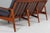 Wood 3-Seater Sofa in Teak and Vidar Fabric attributed to Arne Wahl Iversen, Denmark, 1960s For Sale - Image 7 of 8