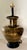 Hollywood Regency 1970's Oversized Gold Brass and Black Wood Lamp With Black Shade in the Style of Ralph Lauren For Sale - Image 3 of 13