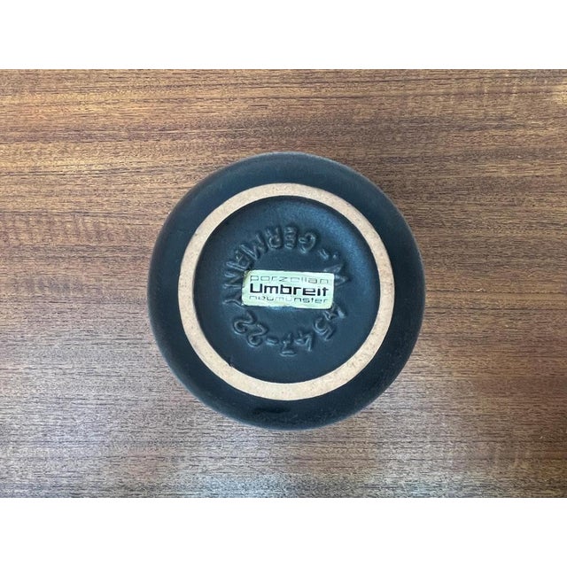 Mid-Century German Minimalist Studio Pottery Vase from Fritz Van Daalen, 1960s For Sale - Image 11 of 17