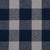 American Schumacher Galt Wool Check Fabric In Indigo For Sale - Image 3 of 5