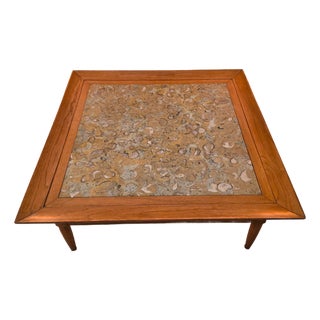 1960s Sophisticate by Tomlinson Mid-Century Marble Coffee Table For Sale