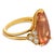 Vintage 7.30 Carat Imperial Topaz Diamond 18k Yellow Gold Cocktail Ring, Size 7.25 For Sale - Image 4 of 6