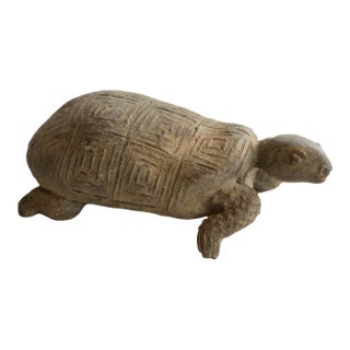 Vintage African Tortoise Sculpture For Sale