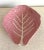 Ceramic Vintage Pink Cabbage Leaf Majolica Serving Bowl For Sale - Image 7 of 8