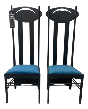 Argyle Chairs by C.R. Mackintosh for Cassina, 1970s, Set of 2