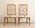 Brown Mid-Century Faux Bamboo Chairs from GP & J Baker, 1970s, Set of 2 For Sale - Image 8 of 8