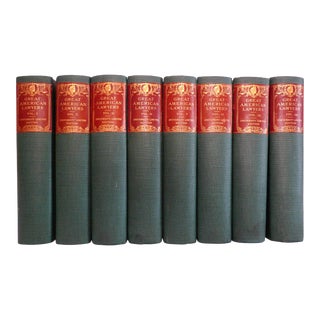 Early 20th Century Illustrated Volume Set, William Draper Lewis Great American Lawyers - 8 Books For Sale