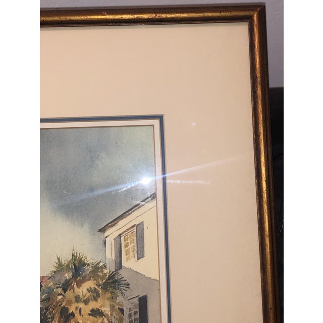 Vintage Virginia Fouché Bolton Signed "April in Charleston" Print (1981) For Sale - Image 4 of 12