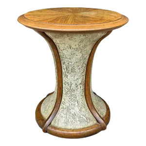 Heritage Plaster and Oak Side Table
