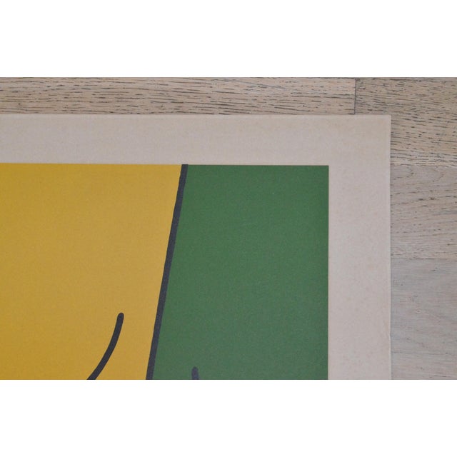 Valerio Adami “Moments Musicaux” Hand-Signed Original Lithograph, Fondation Maeght, 1976 For Sale - Image 4 of 15
