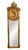 Striking antique heavy gilt pier mirror featuring an exceptionally tall and slender silhouette with elaborate Baroque-...