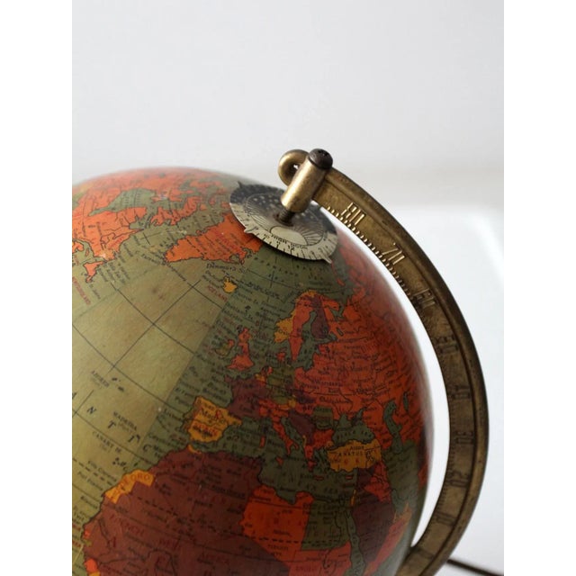 Replogle Illuminated Globe Circa 1949 For Sale - Image 12 of 13