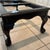 Blackened Walnut Coffee Table With Clear Glass Panels, Carved Shell Motifs & Cabriole Legs For Sale - Image 9 of 12