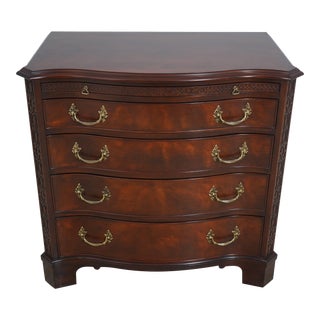 Henkel Harris Mahogany 2436 Bachelor Chest 4 Drawer Chest For Sale