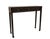 Chinese Black Vintage Chinese 37" Long 3-Drawer Console Table For Sale - Image 3 of 4