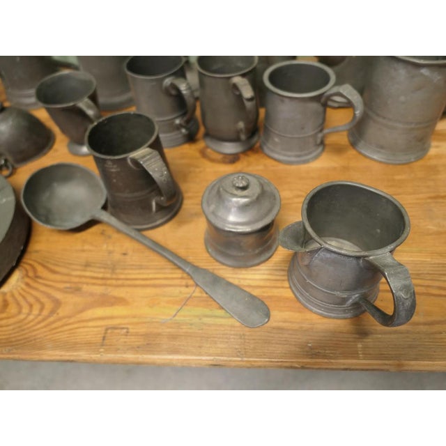 Pewter Pub Decor, 18th and 19th Century, Set of 30 For Sale - Image 4 of 9