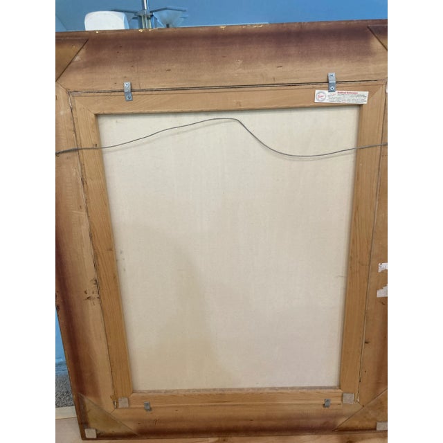 1990s Original Oil Painting "Ice" by Fredrick Guess For Sale - Image 5 of 18