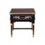 2000 - 2009 Vintage Chinese Rectangular Color Stone Flower Inlay Accent Side Table For Sale - Image 5 of 8