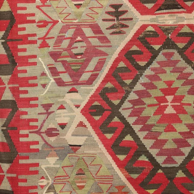 Kilim Rug in Cotton, Türkiye For Sale - Image 5 of 8