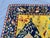 Textile Gold & Navy Pictorial Hunting Scene Hand-Knotted Wool Rug - 3'1" X 4'6" For Sale - Image 7 of 10