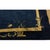 Wool Blue Chinese - Peking 1920s Knotted Hallway Runner Antique Rectangle Rug, Circa Date: 1920s. This exceptional piece...