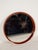 Round Mirror in Teak by Uno & Östen Kristiansson for Luxus, 1960s For Sale - Image 3 of 9
