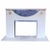 1980s Ronn Jaffe Modern Architectural Marble Mantel For Sale - Image 4 of 6