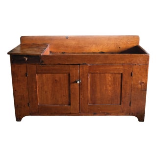 Early American Primitive Dry Sink - Original Patina - C. 1870 For Sale