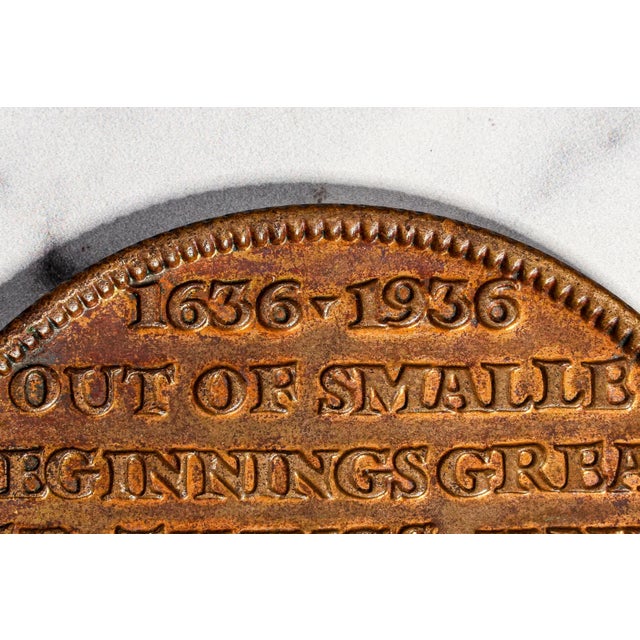 Harvard University 300th Anniversary Tercentenary Antique Medal Medallion For Sale In New York - Image 6 of 8