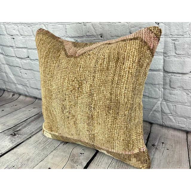 Vintage Pillow Case Turkish Rug Pillow Decorative Rug Pillow Dry cleaning only. PILLOW INSERT IS NOT INCLUDED