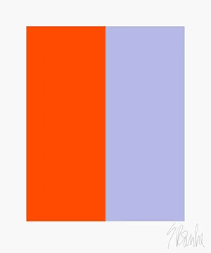 Color's Cooperation No. 3 Fine Art Print 45" X 55" by Liz Roache