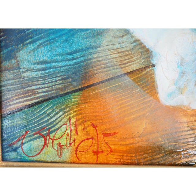 Jean-Baptiste Valadie, Meditation, The Young Girl with the Cup and Ball, 1975, Oil on Canvas For Sale - Image 9 of 11