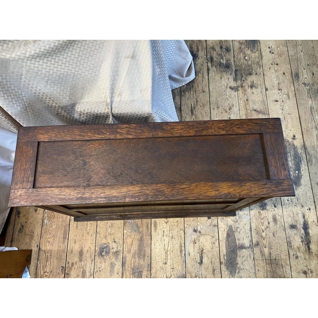 Antique Clark’s Mile‑End Spool Cotton Cabinet – Late 1800s Store Display - Unique Side Table For Sale - Image 13 of 16