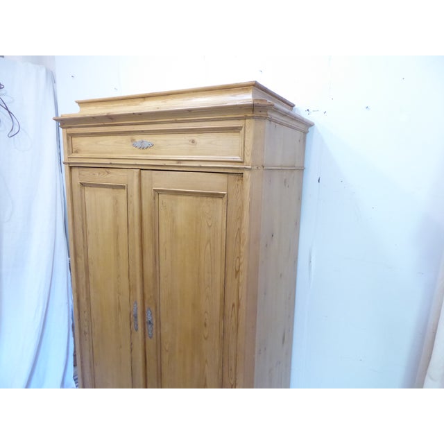 French Country Antique Scandinavian Armoire For Sale - Image 3 of 4
