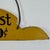 A Whimsical Vintage Wood Sign Advertising "Breakfast 35-50c" With Arching Metal Hook, Double Sided For Sale In New York - Image 6 of 9