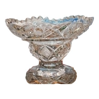 Antique Eapg McKee Punch Bowl Base For Sale