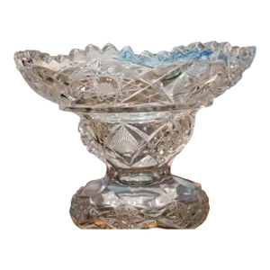 Antique Eapg McKee Punch Bowl Base