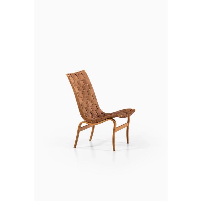 Model Eva Birch and Hemp Armchair by Bruno Mathsson for Vetlanda, 1940s For Sale - Image 11 of 11