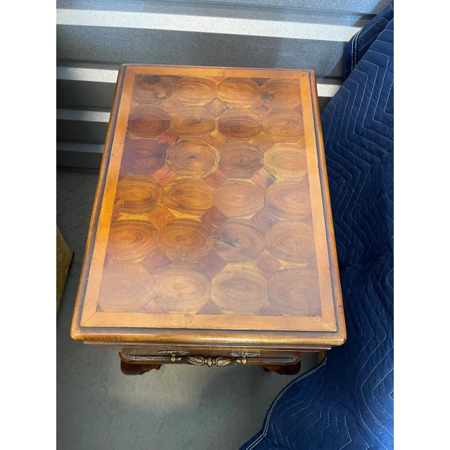 Late 19th Century Antique Figured Walnut Chest on Legs For Sale - Image 12 of 13