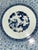 Antique 16" Blue and White Plate With Detailed and Intricate Hand Painting Pine and Plum Design For Sale - Image 14 of 18